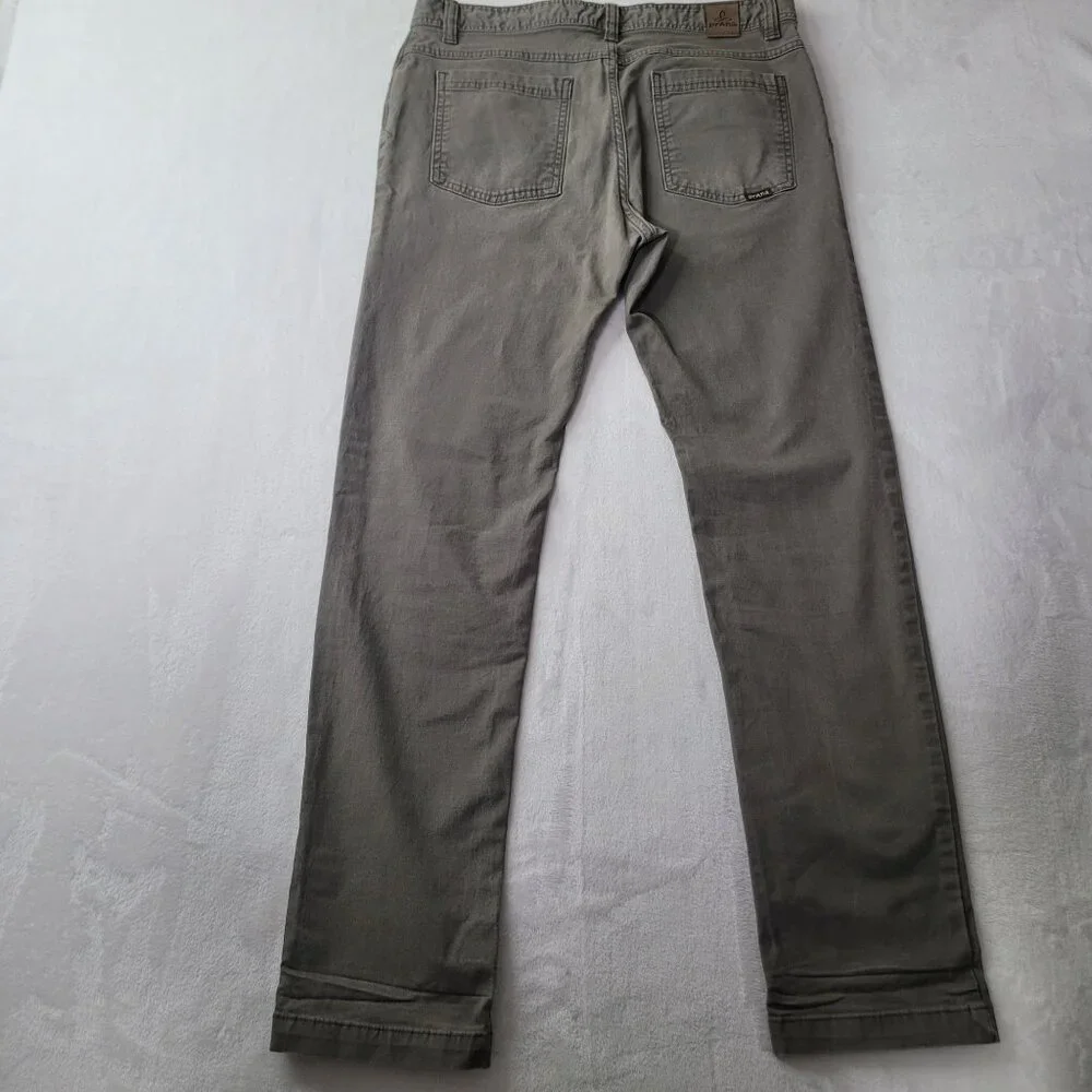 PrAna Men's Slim Fit Khaki Casual Pants 33Wx32L - Picture 2 of 11